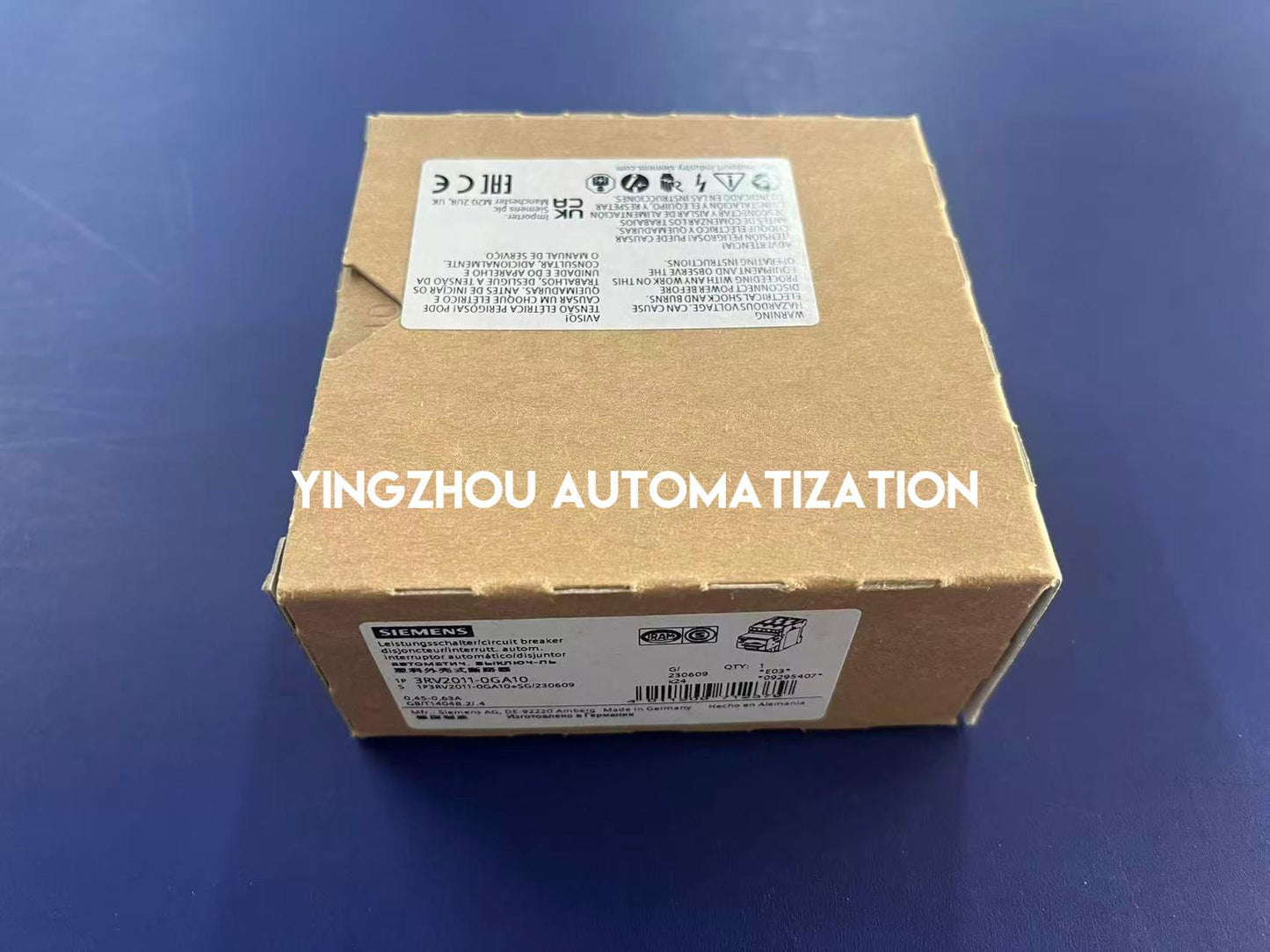 Siemens 3RV2011-0GA10 SIRIUS Motor Starter Circuit Breaker | 2.2 - 3.2A | Size S00 | Brand New Original-YingZhou Automatization