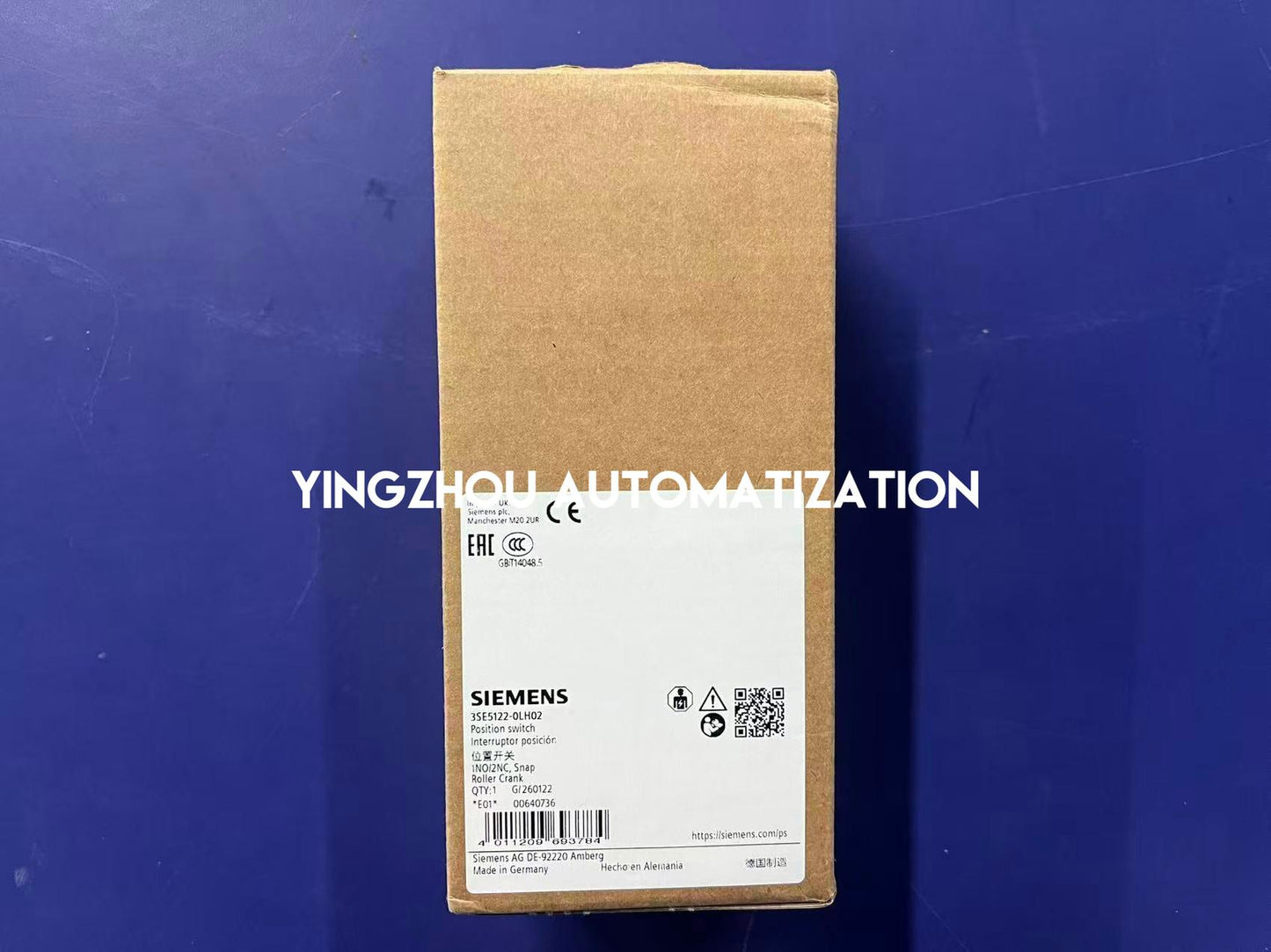 Siemens 3SE5122-0LH02 SIRIUS Position Switch | Rounded Plunger with Roller | Metal Enclosure | Brand New Original-YingZhou Automatization
