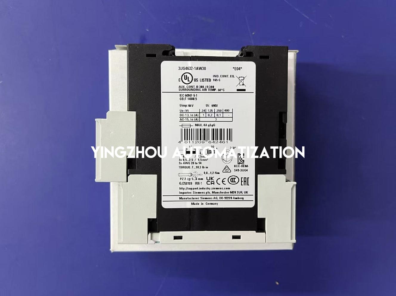 Siemens Digital monitoring relay Voltage monitoring 3UG4632-1AW30-YingZhou Automatization
