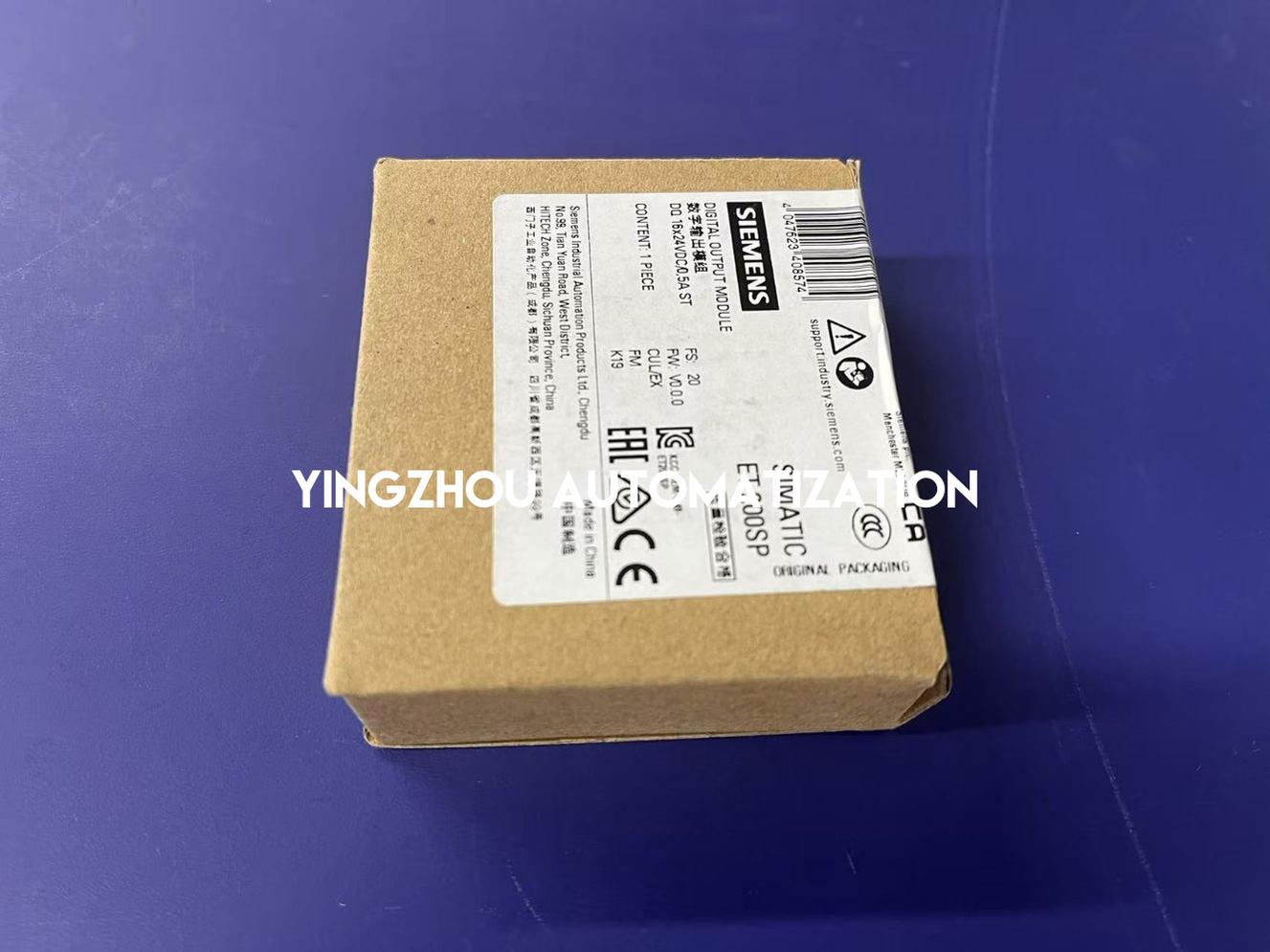 Siemens SIMATIC ET 200SP Digital Output Module | 16-Channel 24V DC, 0.5A | 6ES7132-6BH01-0BA0-YingZhou Automatization