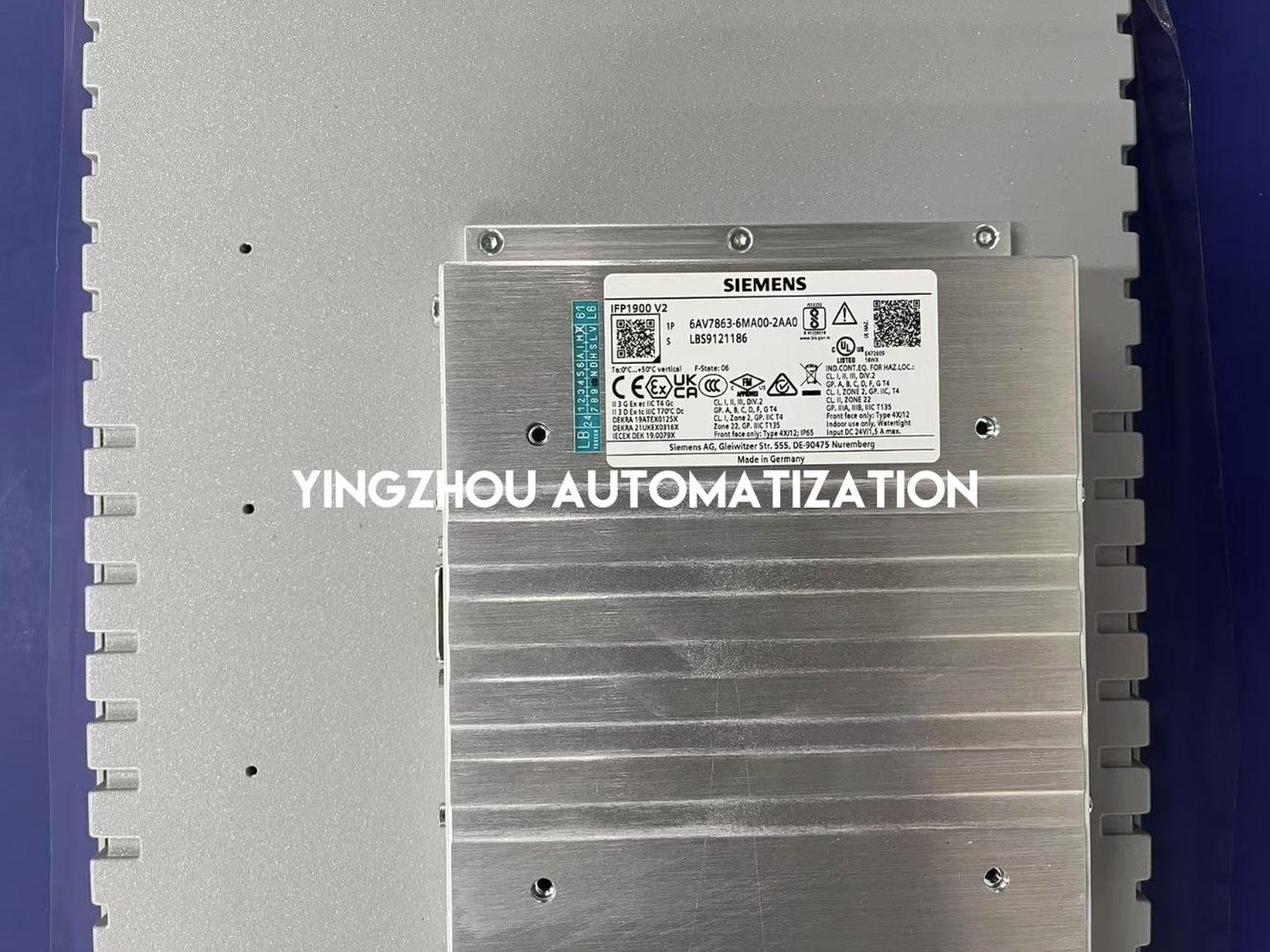 Siemens SIMATIC IFP1900 V2 6AV7863-6MA00-2AA0 HMI Touch Screen 19" multi-touch display (16:9) with 1920x1080 pixel resolution-YingZhou Automatization
