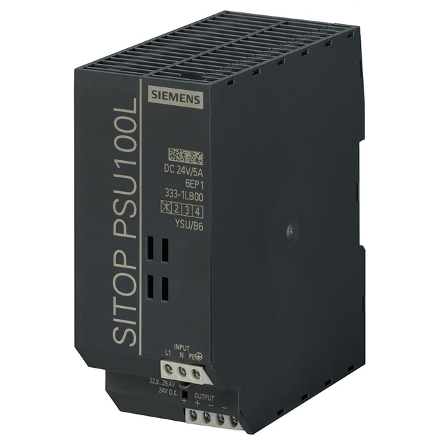 Siemens SITOP PSU100L Power Supply | 24V DC, 5A, Single-Phase | 6EP1333-1LB00-YingZhou Automatization