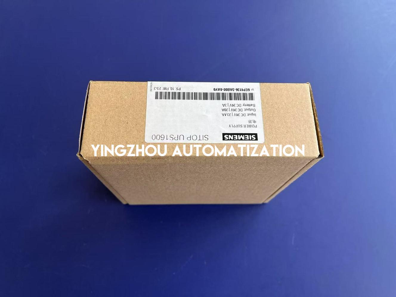 Siemens SITOP UPS1600 | 24V DC, 20A, PROFINET/Ethernet | 6EP4136-3AB00-0AY0-YingZhou Automatization