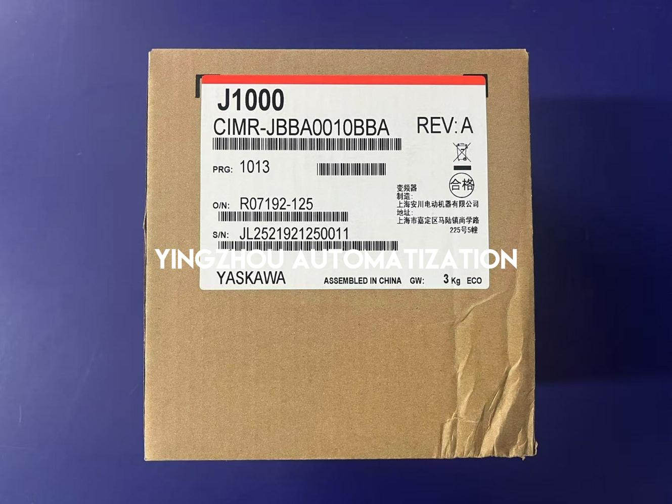 Yaskawa J1000 Series Frequency Inverter CIMR-JBBA0010BBA 1PH 1.5KW 2HP 9.6A 200–240VAC VFD-YingZhou Automatization