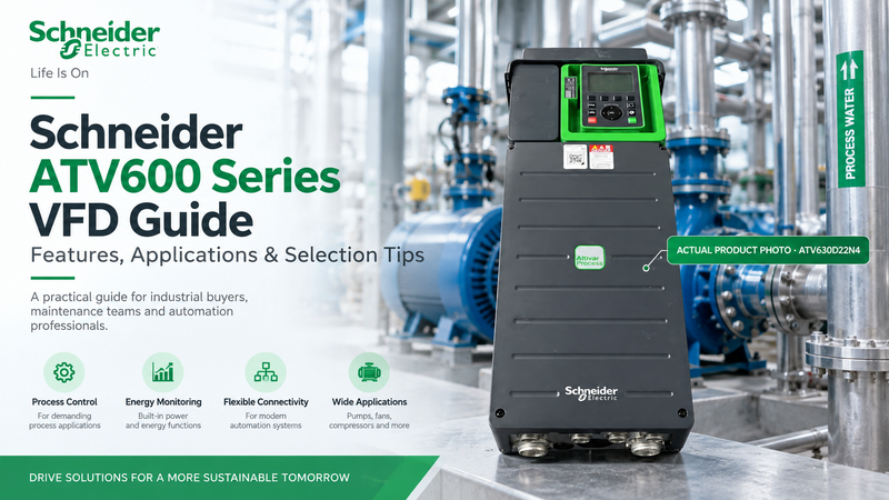 Schneider ATV600 Series VFD Guide: Features, Applications & Selection Tips