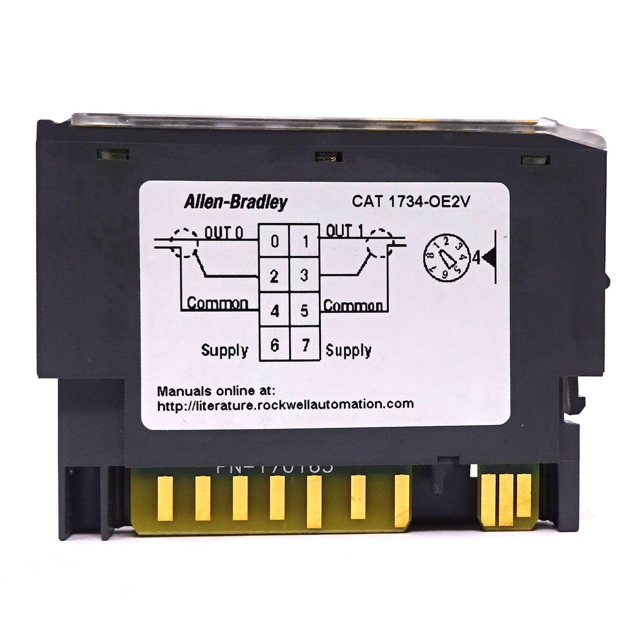 Allen Bradley POINT I/O Series 1734-OE2V PLC Analog Output Module