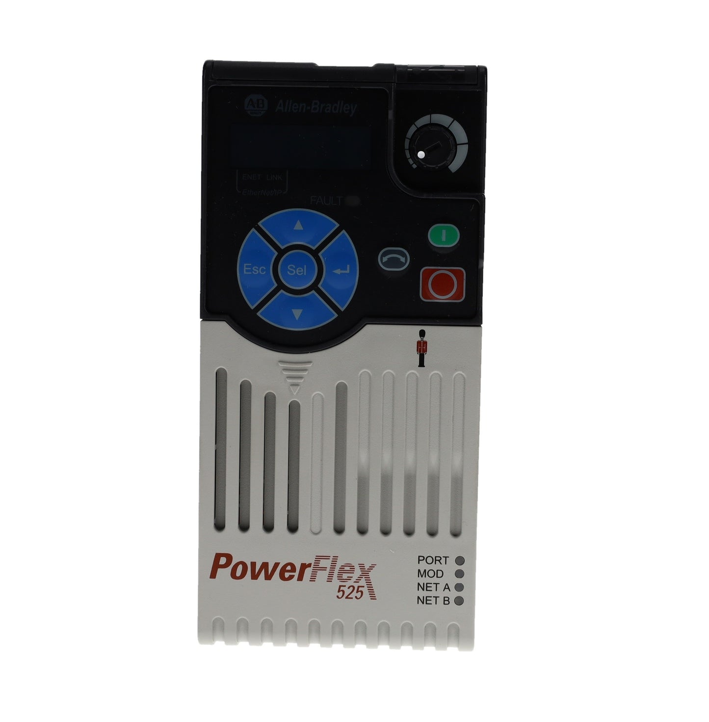 Allen Bradley PowerFlex 525 Drive Series Frequency Inverter 25B-D2P3N104 0.75KW 323-528V 3.2A 3Phases