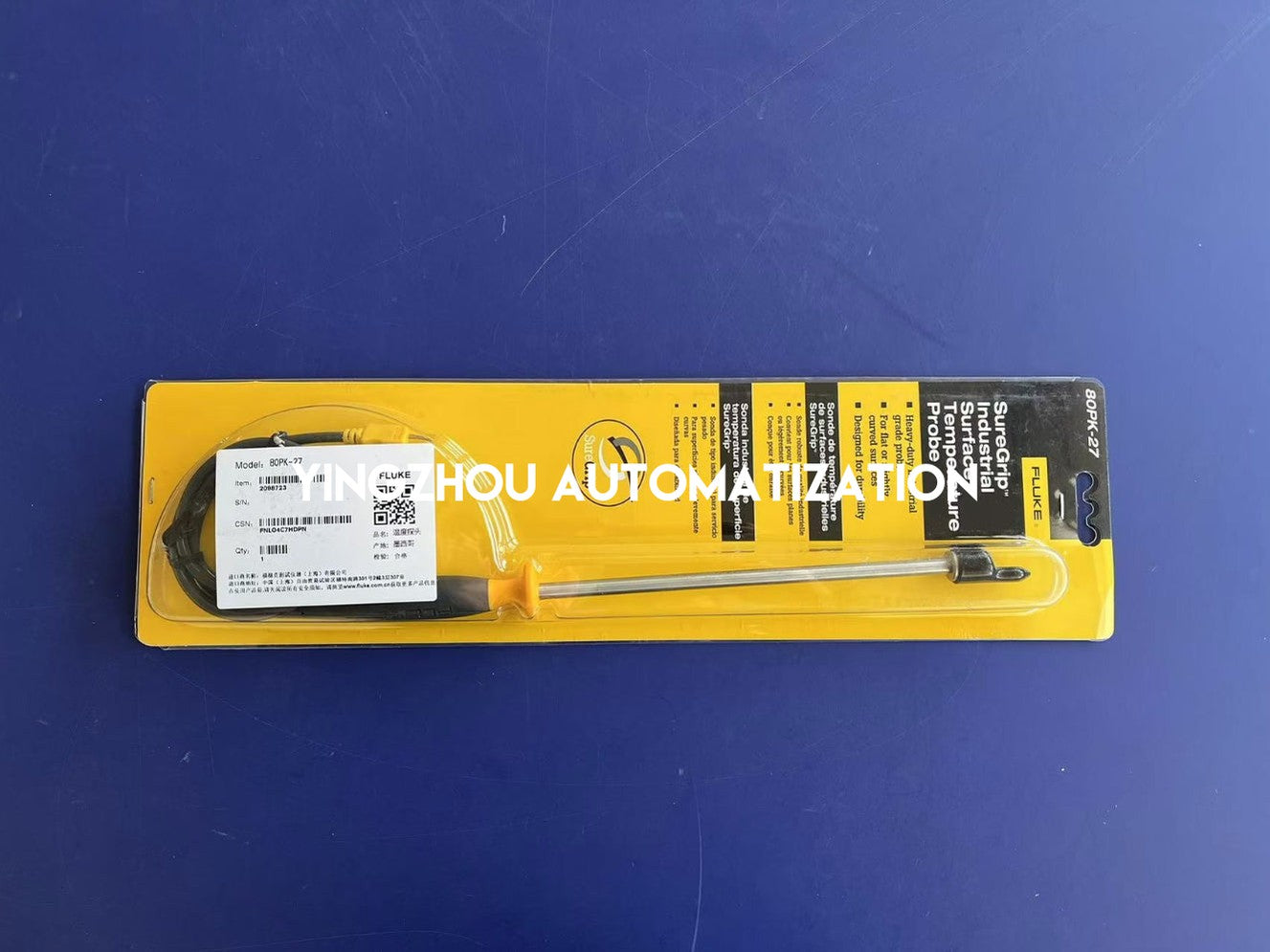 Fluke 80PK-27 SureGrip™ Industrial Surface Temperature Probe-YingZhou Automatization