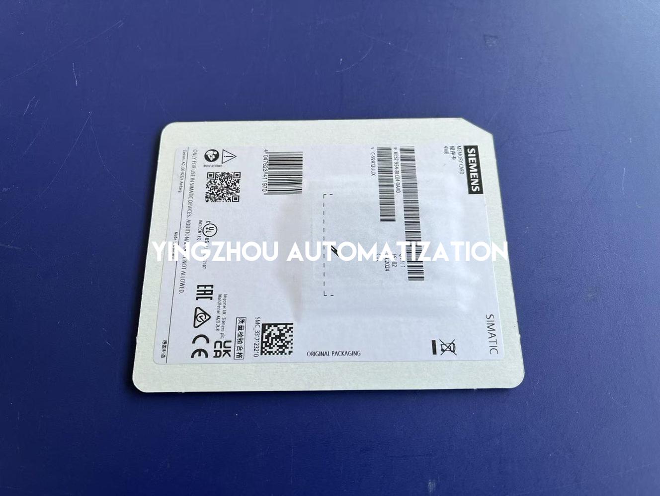 Siemens SIMATIC S7 6ES7954-8LC04-0AA0 Memory Cards 4MB-YingZhou Automatization