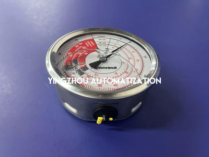 ENERPAC GF813B Hydraulic Force and Pressure Gauge Metric Scale for Use with 20, 30, and 60 Ton Cylinders