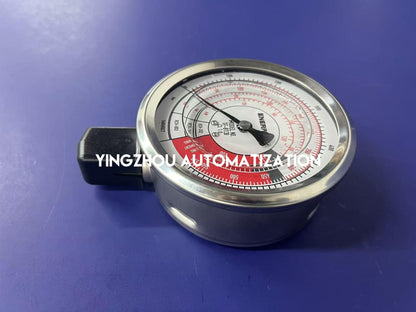 ENERPAC GF813B Hydraulic Force and Pressure Gauge Metric Scale for Use with 20, 30, and 60 Ton Cylinders