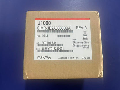 Yaskawa CIMR-JB2A0006BBA | J1000 Series AC Drive | 0.75kW 1HP | 6.0A Output | Three-Phase 200V-240V Input | Compact VFD Inverter | Non-EMC | Brand New Original