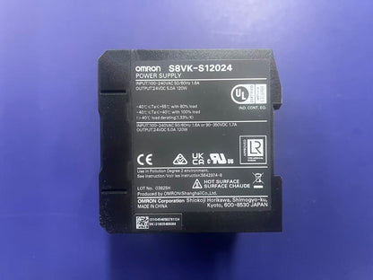 Omron S8VK-S12024 Power Supply | 120W, 24VDC, 5A, Compact Design, S8VK-S Series, Brand New Original