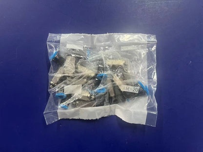 FESTO QSMLL-M5-4 Fitting | 153339 L-Swivel Push-In Fitting M5 Thread to 4mm Tubing | Brand New Original