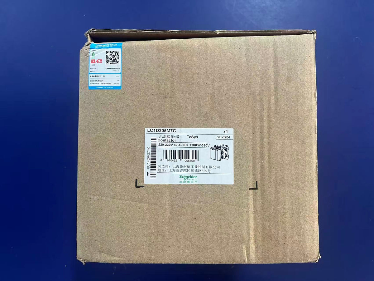 Schneider LC1D205M7C TeSys Deca 3P 205A 220V AC 50/60Hz Contactor