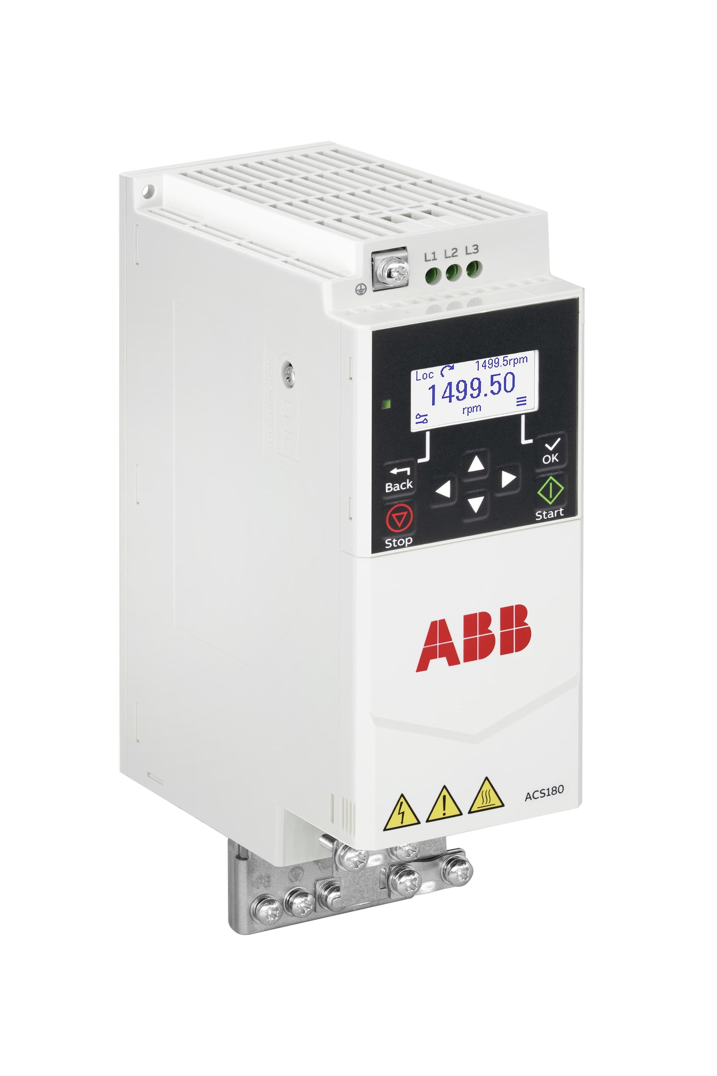 ABB ACS180-04N-09A4-4 Compact VFD | 4.0 kW (5 HP) | 380-480V | IP20 | Frame R1