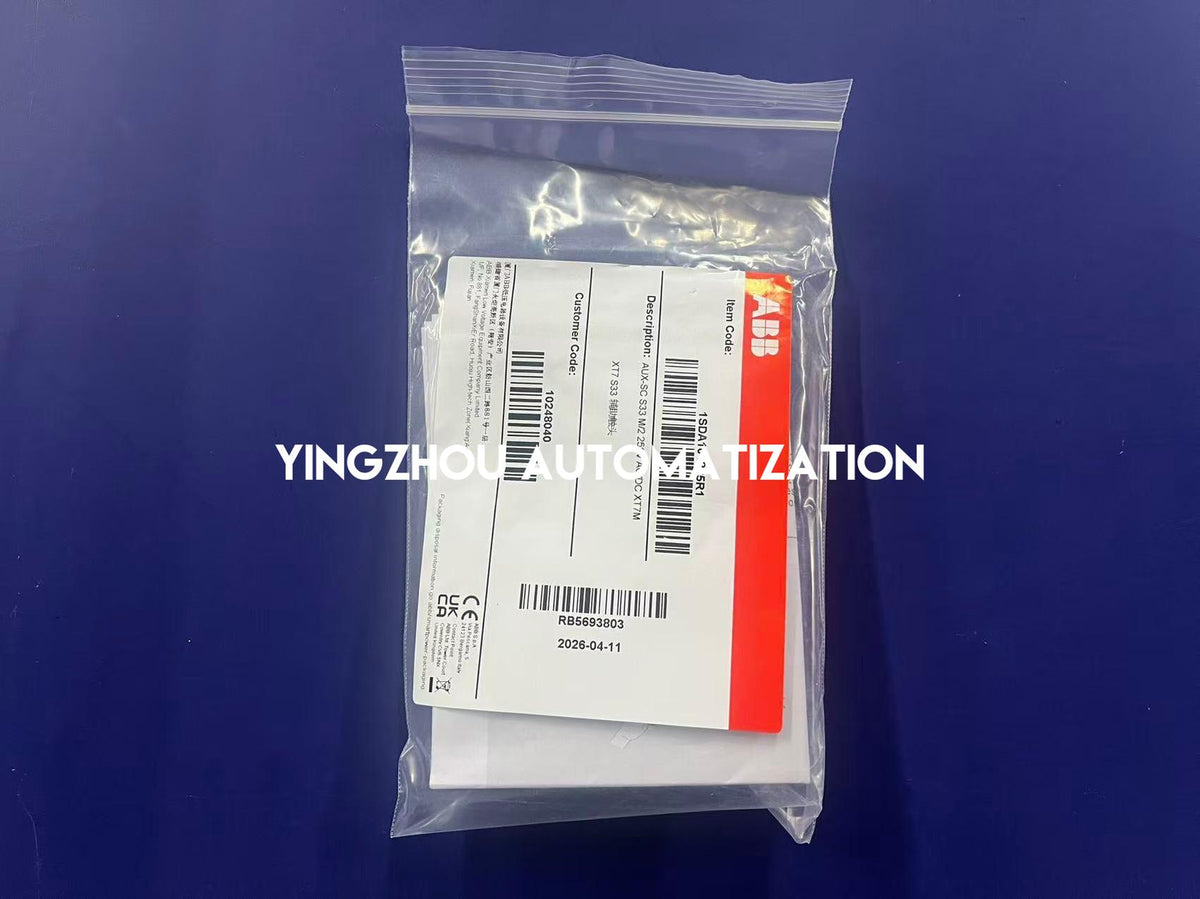 ABB 1SDA104825R1 AUX-SC S33 M/2 250V AC/DC XT7M Spring-Charged Indication Auxiliary Contact-YingZhou Automatization