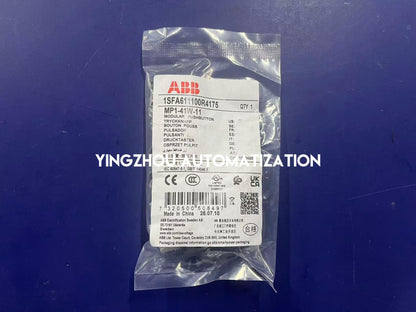 ABB 1SFA611100R4175 | MP1-41W-11 Pushbutton | Momentary White Flush | 1 NO + 1 NC | 22mm Modular Series | Brand New Original-YingZhou Automatization
