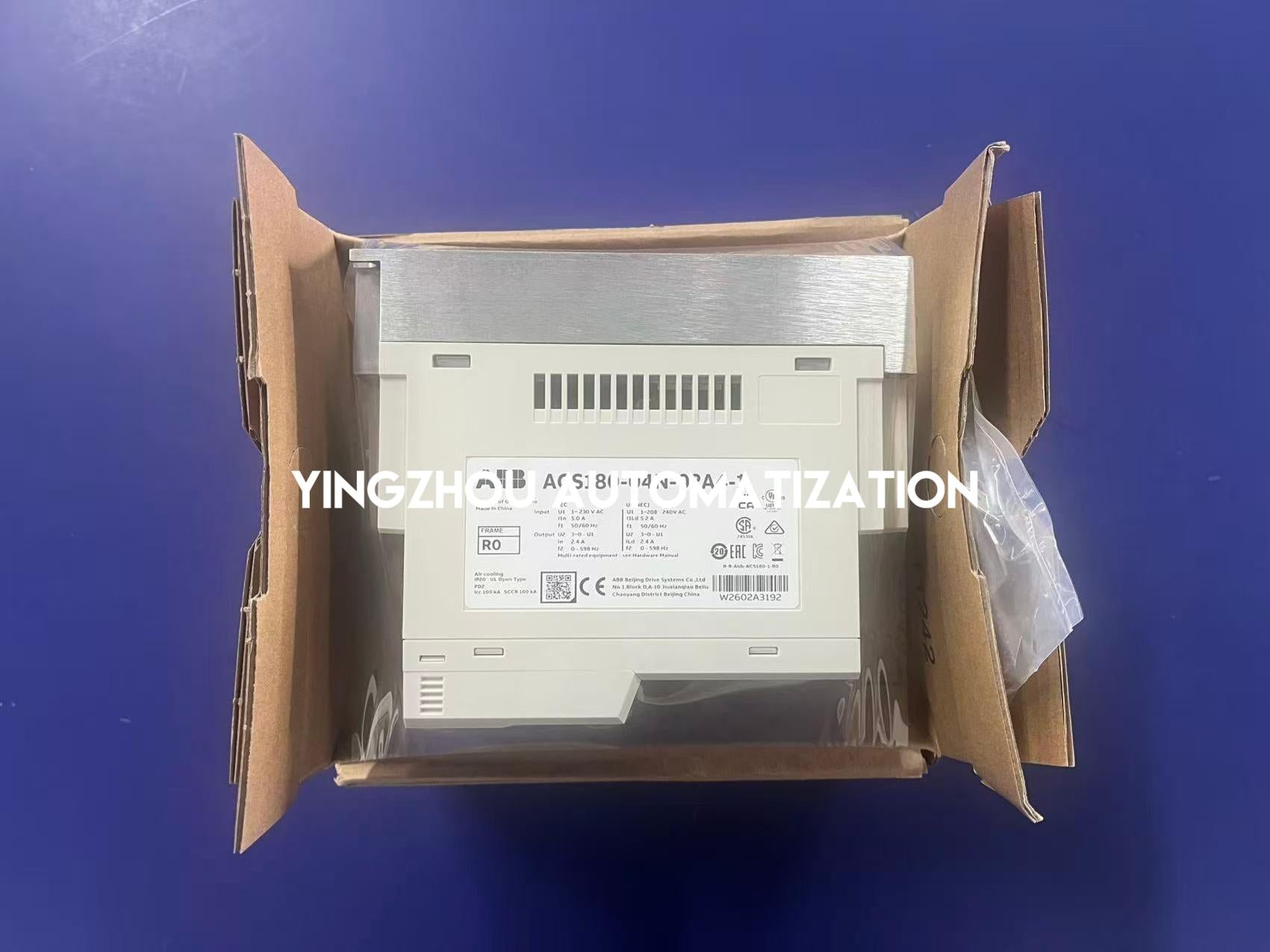 ABB ACS180-04N-02A4-1 | Machine Control Drive | 0.37 kW (0.5 HP) | 200-240V | 1-Phase | Compact VFD | Brand New Original-YingZhou Automatization