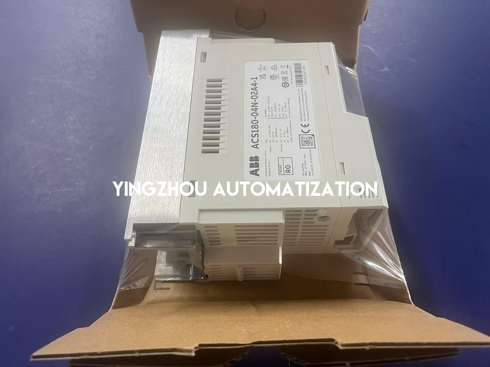 ABB ACS180-04N-02A4-1 | Machine Control Drive | 0.37 kW (0.5 HP) | 200-240V | 1-Phase | Compact VFD | Brand New Original-YingZhou Automatization