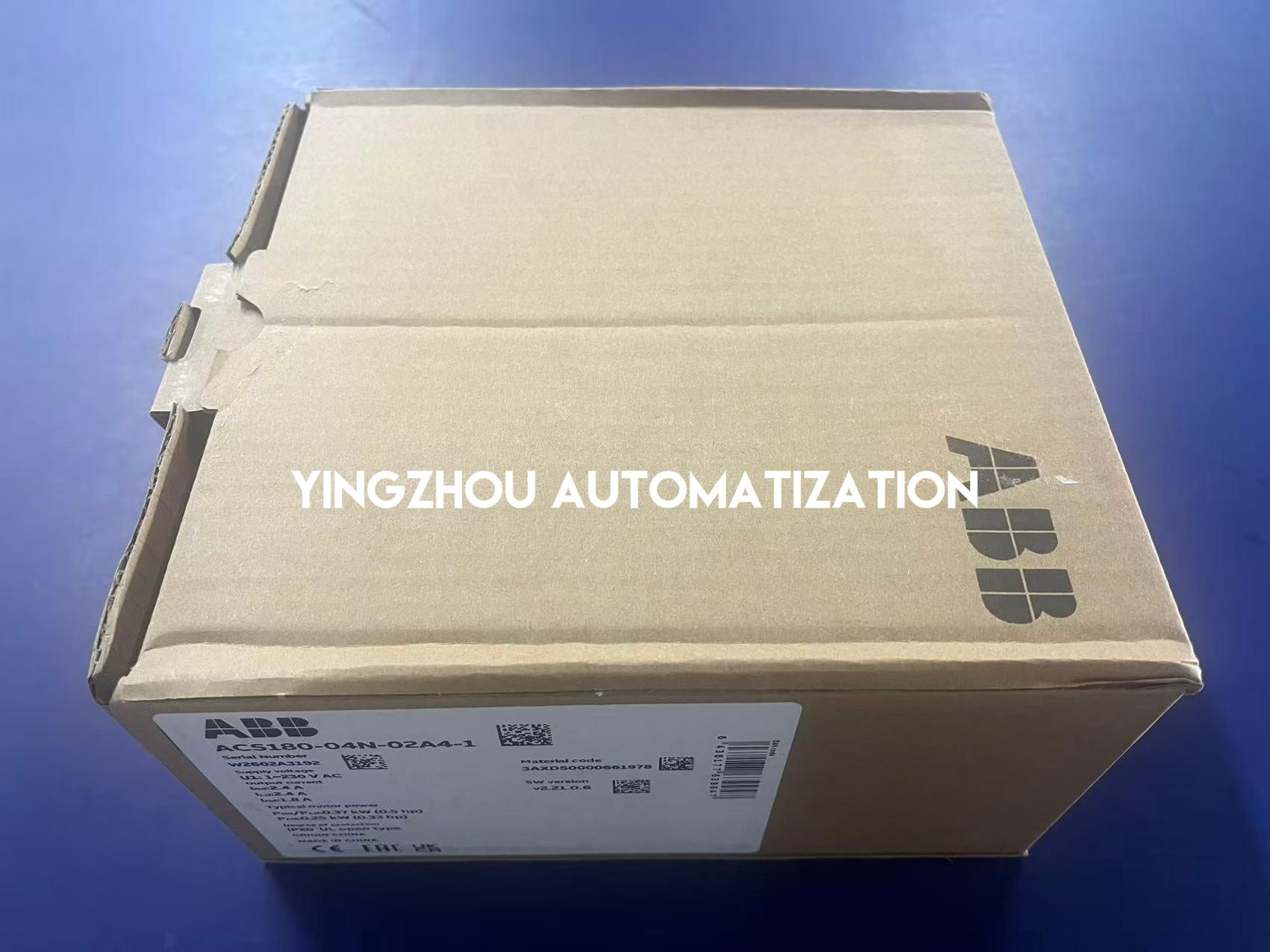 ABB ACS180-04N-02A4-1 | Machine Control Drive | 0.37 kW (0.5 HP) | 200-240V | 1-Phase | Compact VFD | Brand New Original-YingZhou Automatization