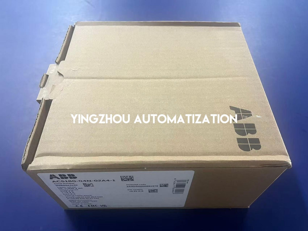 ABB ACS180-04N-02A4-1 Machinery Drive | 0.75 kW (1 HP) | 1-Phase 200-240V | IP20 | Brand New Original-YingZhou Automatization