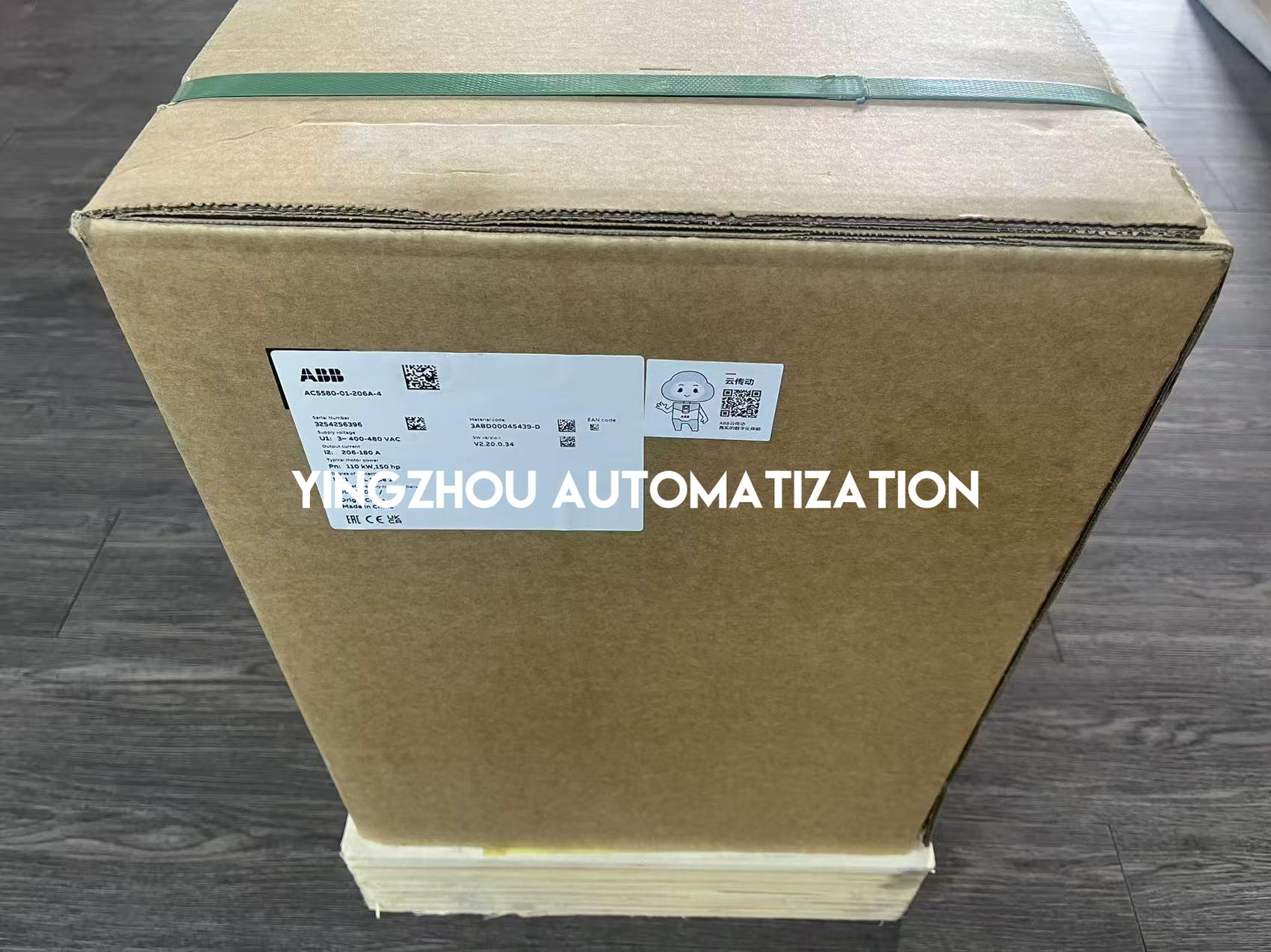 ABB ACS580-01-206A-4 Variable Frequency Drive - 150HP (110kW), 480V, 3-Phase, IP21 VFD-YingZhou Automatization