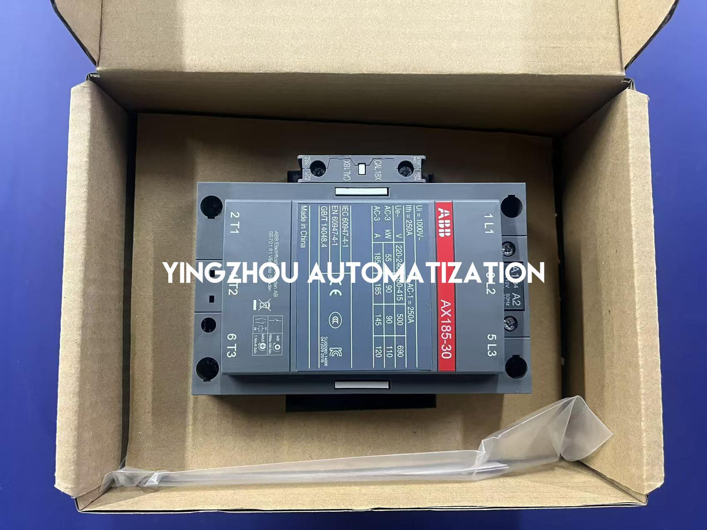 ABB AF190-30-11-84 AC Contactor | 1SFL491074R8411 | 110-120V 50/60Hz / 100-130V DC Coil | 3-Pole | Brand New Original-YingZhou Automatization