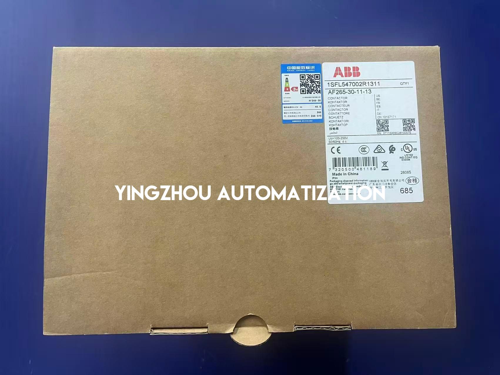 ABB AF265-30-11-13 AC Contactor | 1SFL547002R1311 | 100-250V 50/60Hz / 100-250V DC Coil | 3-Pole | Brand New Original-YingZhou Automatization