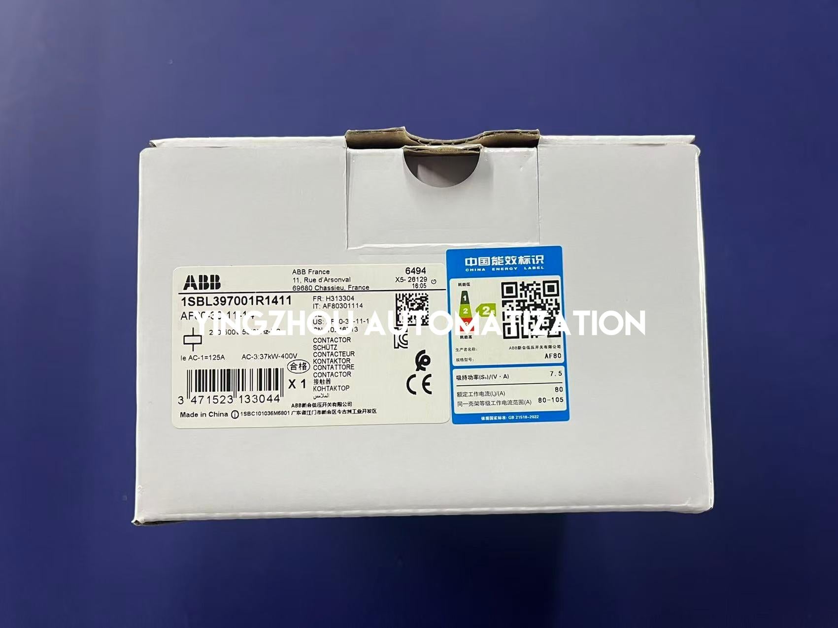 ABB AF80-30-11-14 AC Contactor | 1SBL397001R1411 | 250-500V 50/60Hz / 250-500V DC Coil | 3-Pole | Brand New Original-YingZhou Automatization