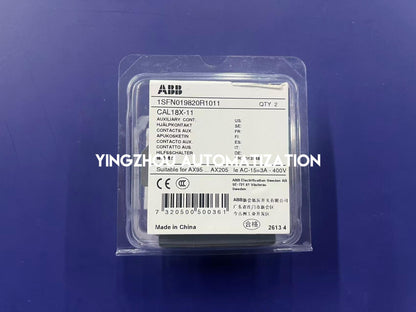 ABB CAL18X-11 Auxiliary Contact Block | 1NO+1NC, Front Mounted, For A-Series Contactors, Brand New Original-YingZhou Automatization