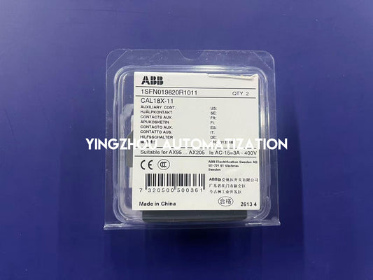 ABB CAL18X-11 Auxiliary Contact Block | 1NO+1NC, Front Mounted, For A-Series Contactors, Brand New Original-YingZhou Automatization