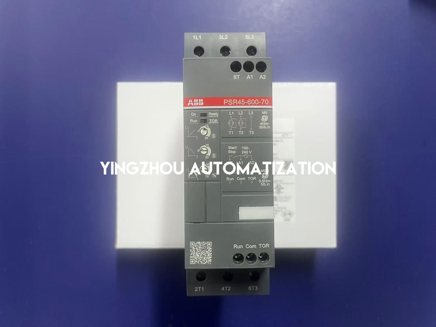 ABB PSR45-600-70 Soft Starter | 22kW Motor Control, Compact Industrial Design, Reliable Phase-Control, Brand New Original-YingZhou Automatization