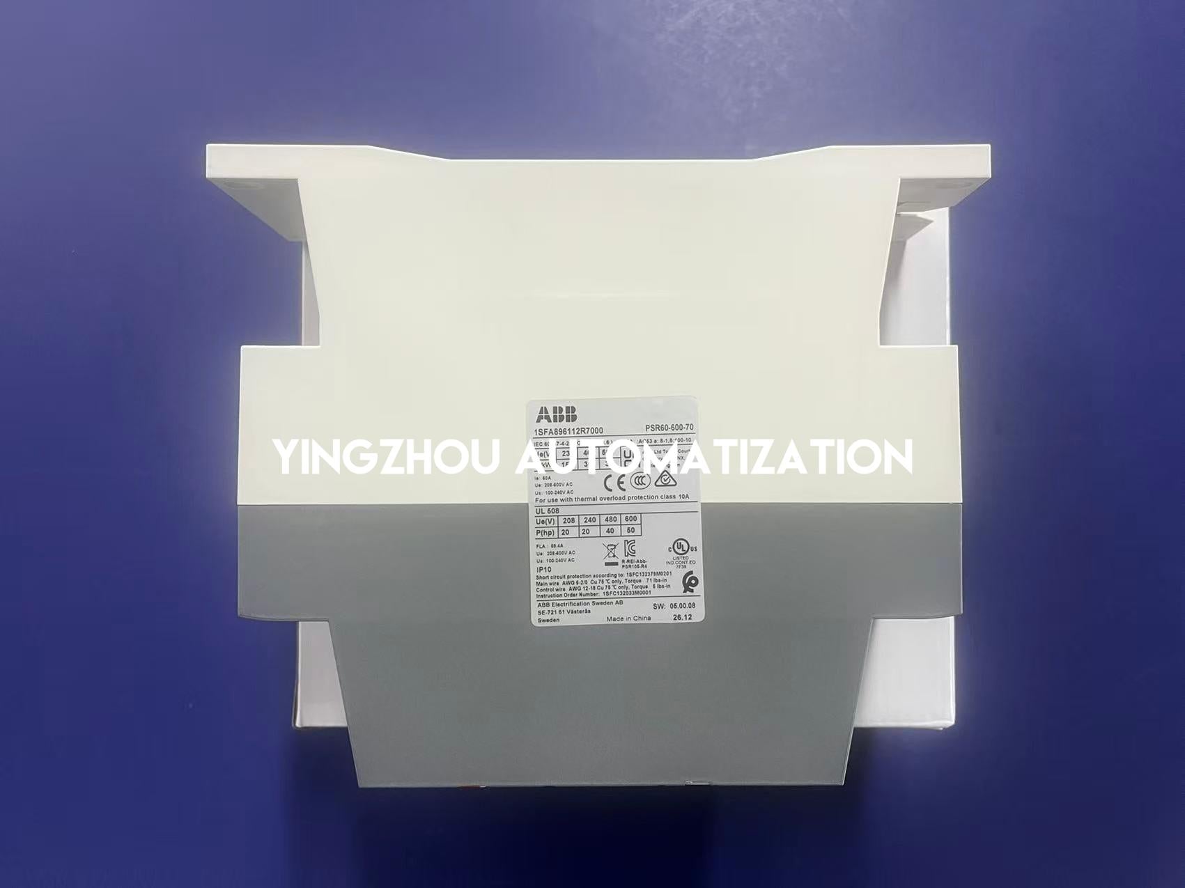 ABB PSR60-600-70 Soft Starter | 30kW Motor Control, Compact Industrial Design, Reliable Phase-Control, Brand New Original-YingZhou Automatization