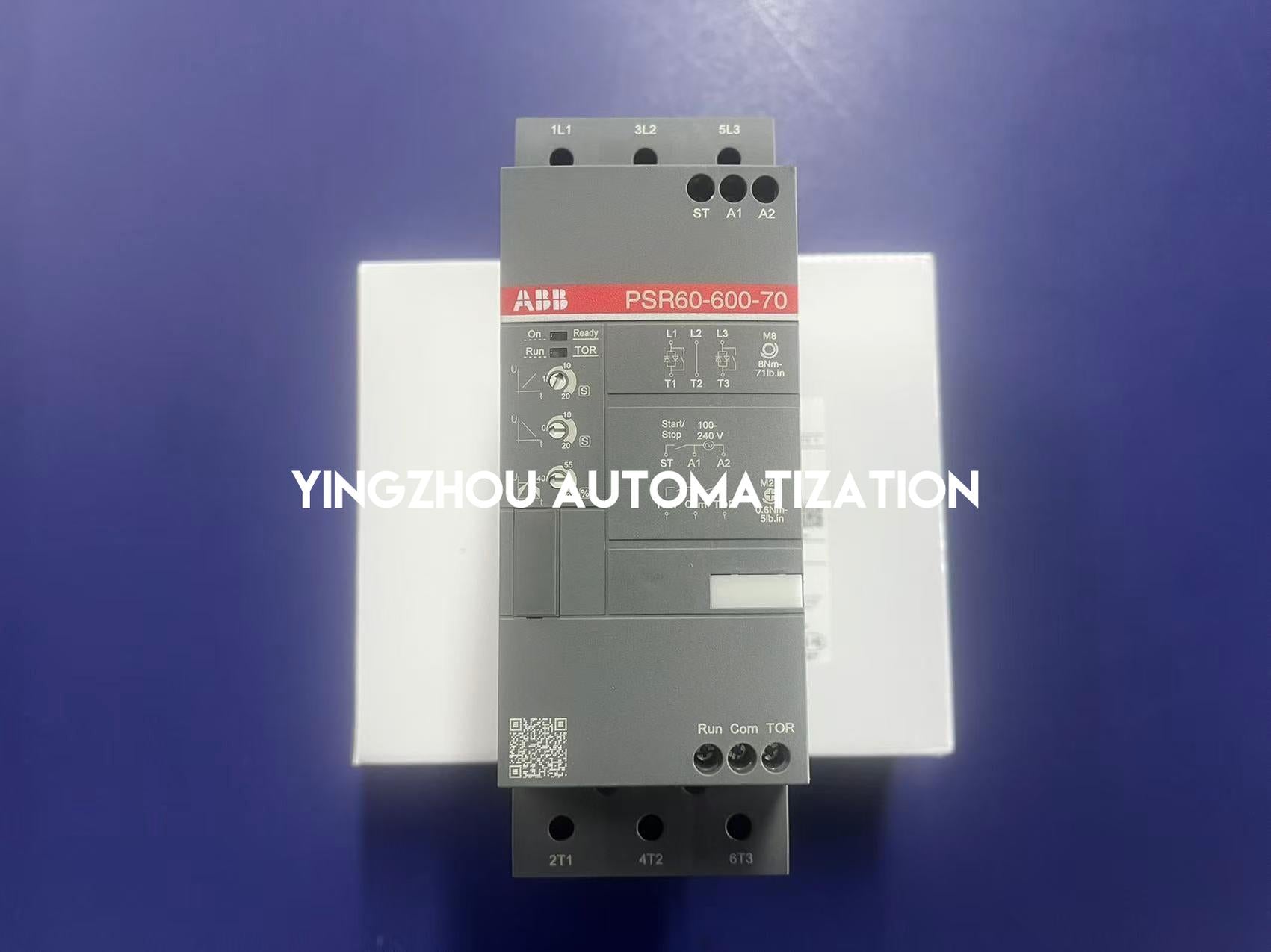 ABB PSR60-600-70 Soft Starter | 30kW Motor Control, Compact Industrial Design, Reliable Phase-Control, Brand New Original-YingZhou Automatization