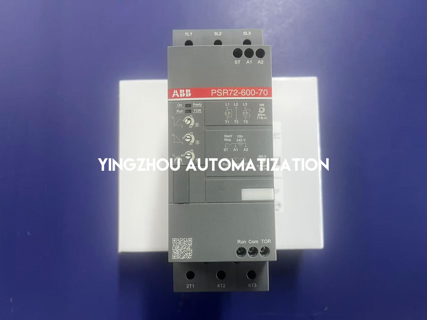 ABB PSR72-600-70 Soft Starter | 37kW Motor Control, Compact Industrial Design, Reliable Phase-Control, Brand New Original-YingZhou Automatization