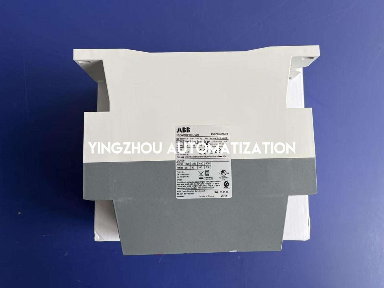 ABB PSRC85-600-70 Softstarter | 1SFA896108R7000 | 45 kW / 400V | 85A | 200-600V AC | Brand New Original-YingZhou Automatization