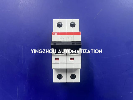 ABB S202-C2 S200 2A 2P C Curve 6kA 400V AC Miniature Circuit Breaker-YingZhou Automatization