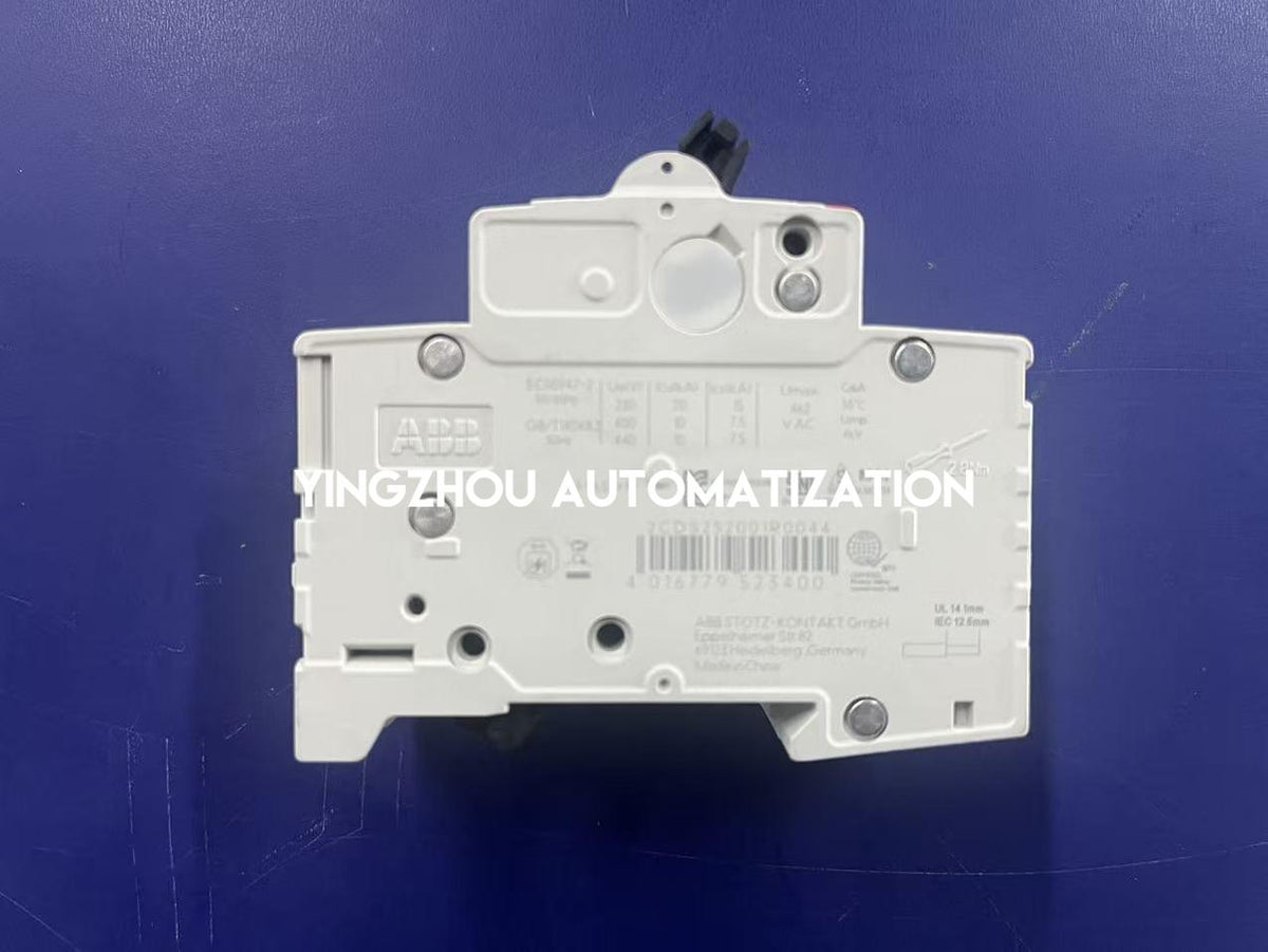 ABB S202-C4 S200 4A 2P C Curve 6kA 400V AC Miniature Circuit Breaker-YingZhou Automatization