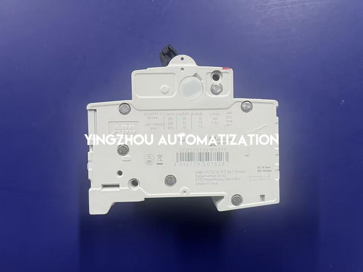 ABB S203-K6 2CDS253001R0377 S200 3-Pole 6A K-Curve Miniature Circuit Breaker-YingZhou Automatization