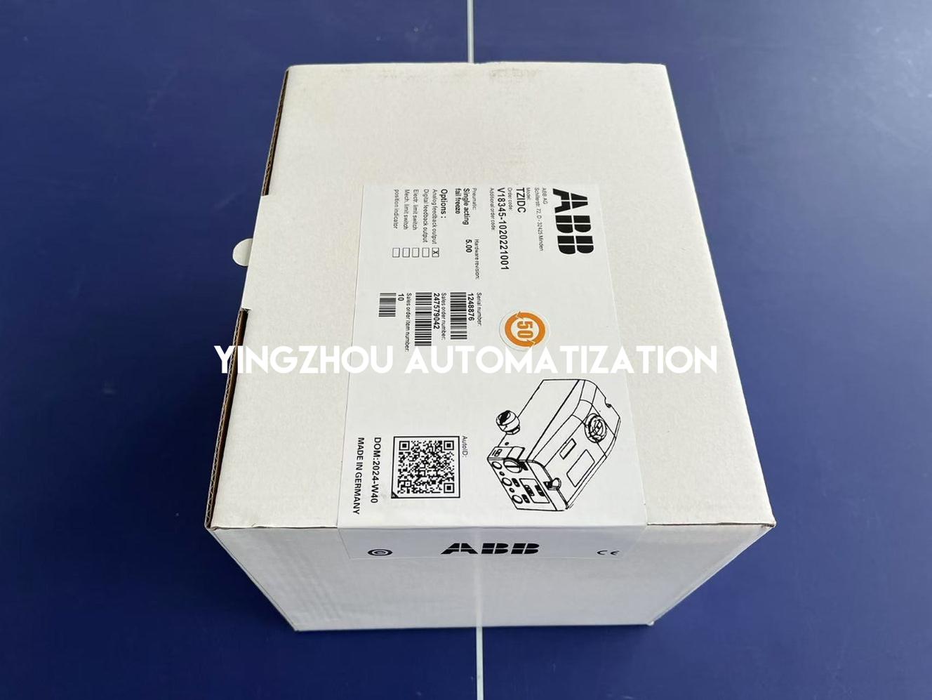 ABB V18345-1020221001 TZIDC Digital Positioner - HART, Double-Acting, 4-20mA-YingZhou Automatization