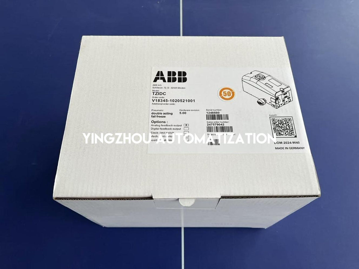 ABB V18345-1020521001 TZIDC HART Double Acting Fail Freeze Electro-Pneumatic Positioner-YingZhou Automatization