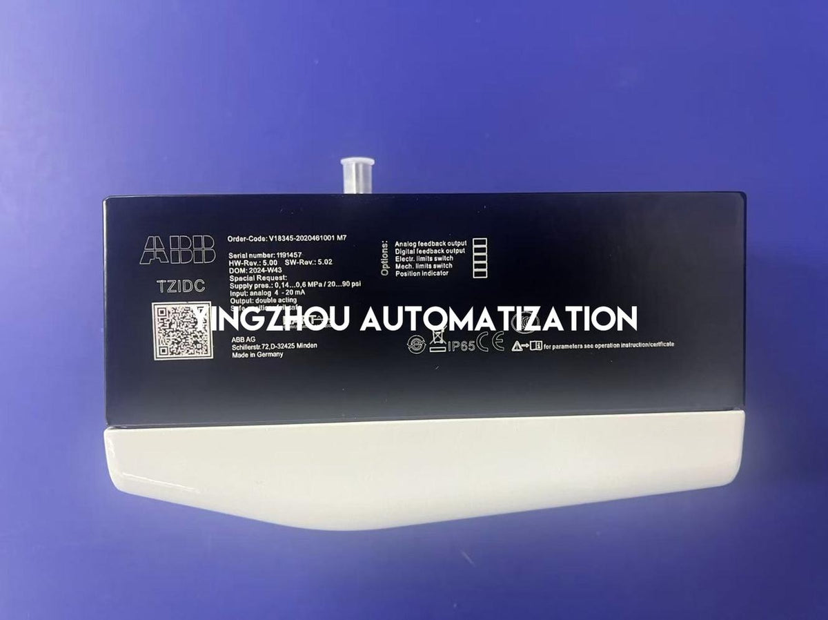 ABB V18345-2020461001 M7 TZIDC 4-20mA HART Double-Acting Fail-Safe Digital Valve Positioner IP65-YingZhou Automatization