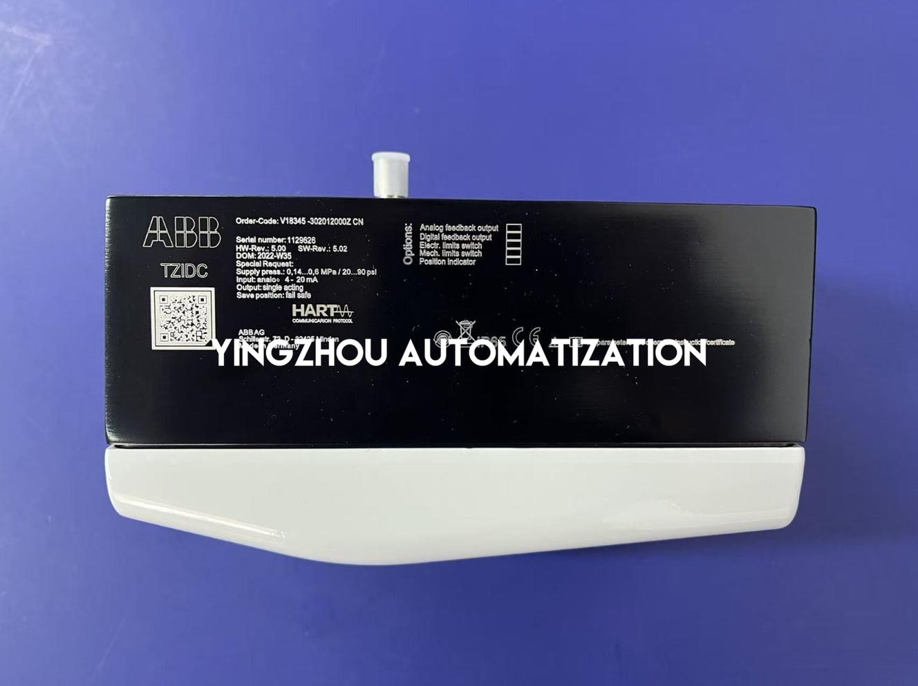 ABB V18345-302012000Z TZIDC Explosion-Proof Positioner | HART, ATEX/IECEx Flameproof, Single Acting-YingZhou Automatization