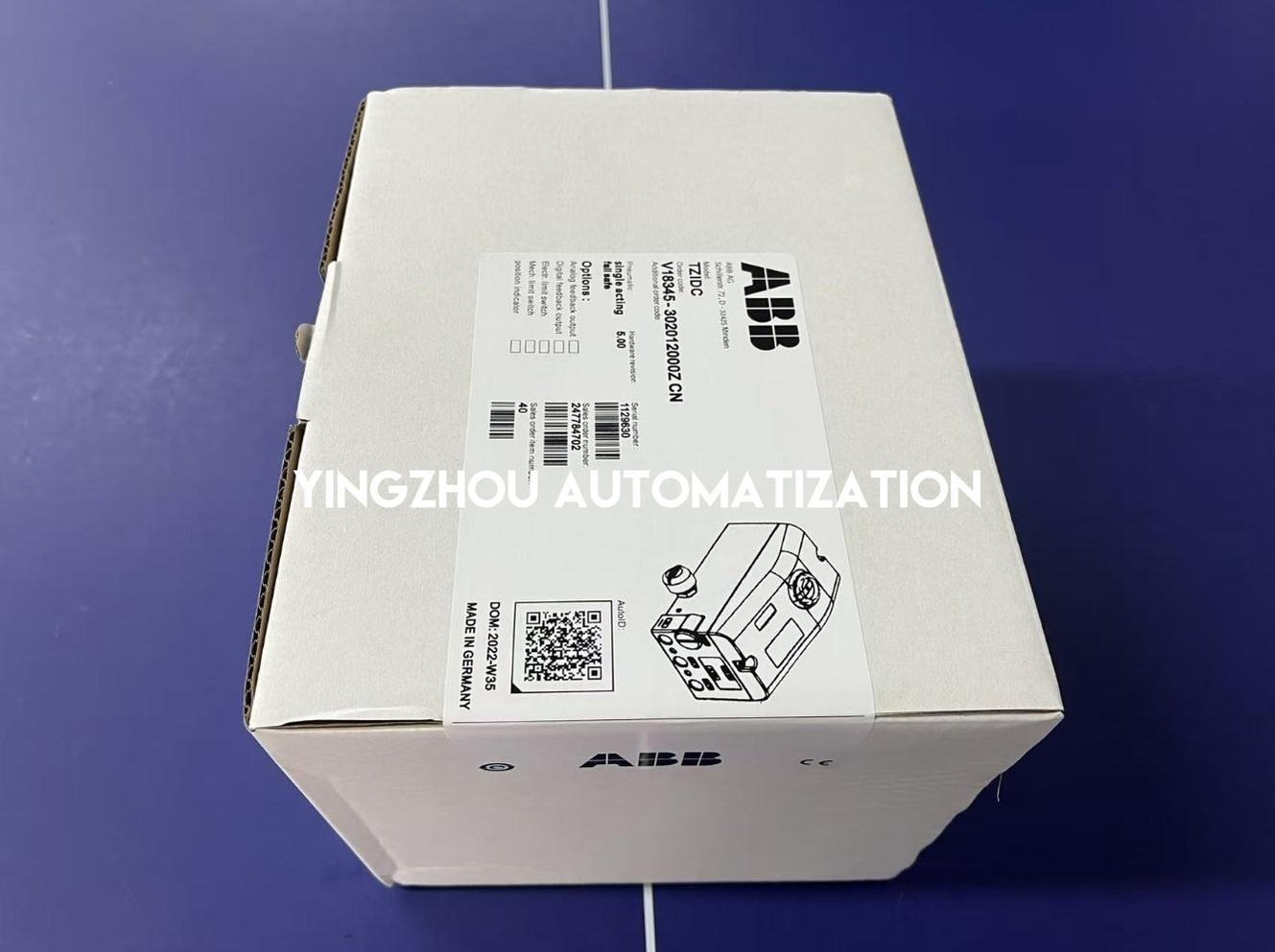 ABB V18345-302012000Z TZIDC Explosion-Proof Positioner | HART, ATEX/IECEx Flameproof, Single Acting-YingZhou Automatization