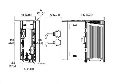 Delta ASD-A2-0721-M A2 Servo Drive 750W 230V 1PH/3