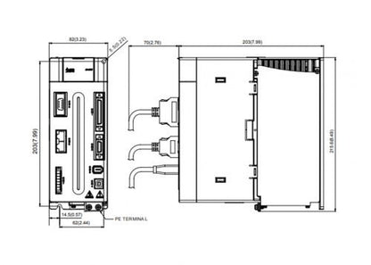 Delta ASD-A2-2023-M A2 Servo Drive 2KW 230V 3PH