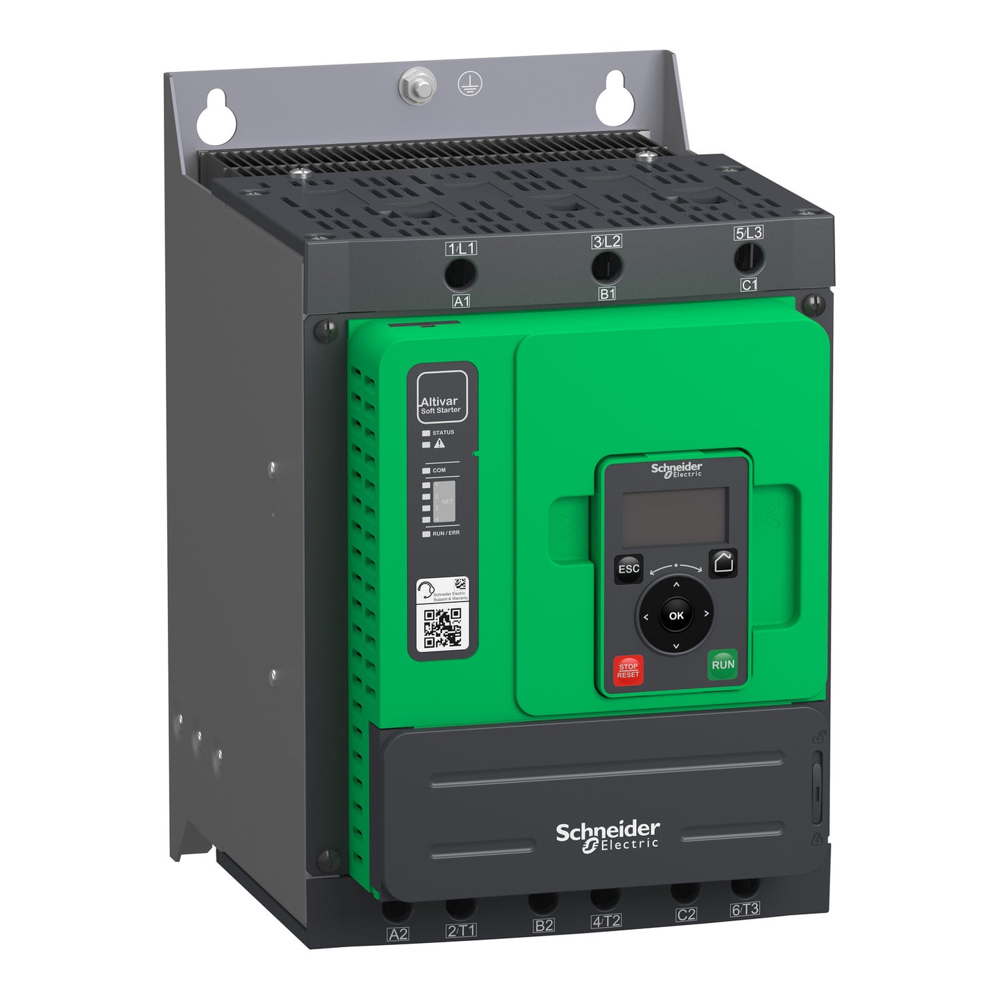 Schneider ATS480D88Y Altistart 480 Soft Starter | 88A | 208-690V | Advanced Torque Control & Cybersecure