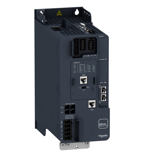 Schneider ATV340U75N4E Altivar 340 VFD | 7.5 kW / 10 HP | 480V 3-Phase | Dual-Port Ethernet