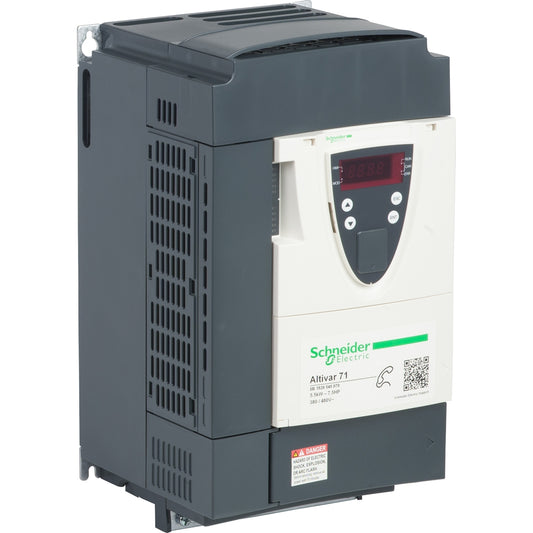 Schneider ATV71HU55N4Z Altivar 71 VFD | 5.5 kW / 7.5 HP | 480V 3-Phase | Heavy Duty